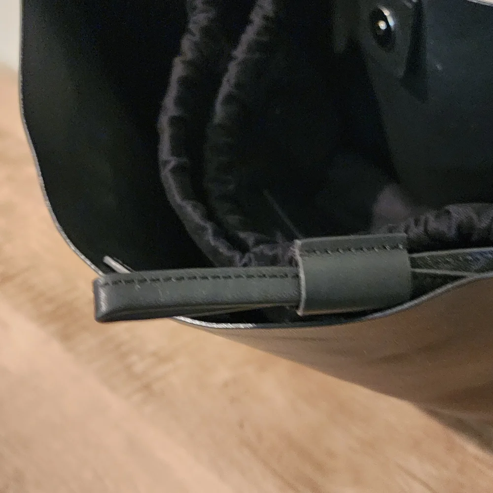 COS Black Leather Tote Bag - Picture 8 of 16